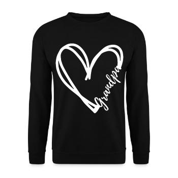 Papi - Sweat-shirt Unisexe - noir - Devant - Alina (178cm) & Michal (187cm)