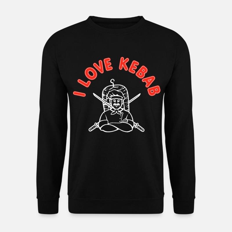 I love Kebab Grill - Unisex Sweatshirt - black