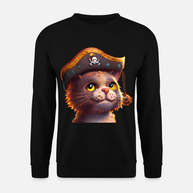 Pirate Chat Chat Pirate - Sweat-shirt Unisexe - noir