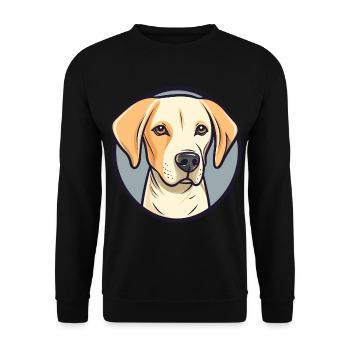 Conception de chien mignon pour les propriétaires de chiens - Sweat-shirt Unisexe - noir - Devant - Alina (178cm) & Michal (187cm)