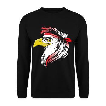 Singapur - Unisex Pullover - Schwarz - Vorne - Alina (178cm) & Michal (187cm)