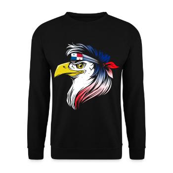 Panama - Unisex Sweatshirt - black - Front - Alina (178cm) & Michal (187cm)