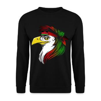 Malawi - Unisex Sweatshirt - black - Front - Alina (178cm) & Michal (187cm)