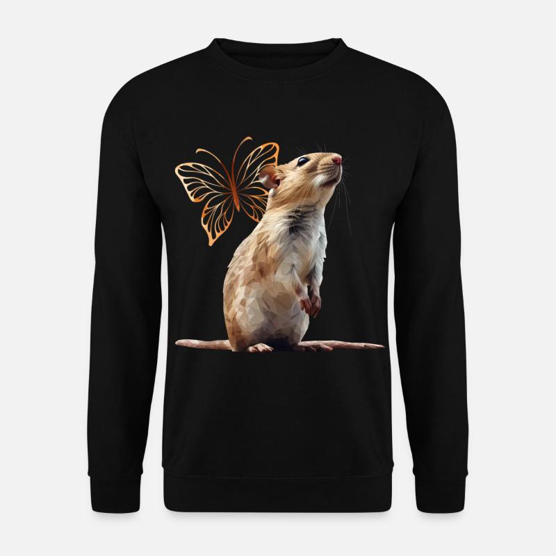 Ratte - Unisex Pullover - Schwarz