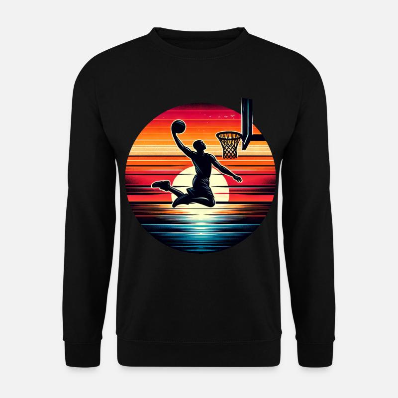 Basketball Basketballer - Unisex Pullover - Schwarz