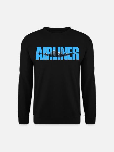 Airliner DC-4 - Unisex Sweatshirt - black