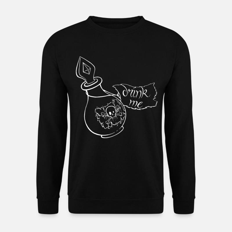 drink me - Unisex Pullover - Schwarz