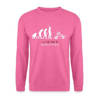 GOKART Evolution - Sweat-shirt Unisexe - rose - Devant