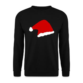 Noël casquette - Sweat-shirt Unisexe - noir - Devant - Alina (178cm) & Michal (187cm)