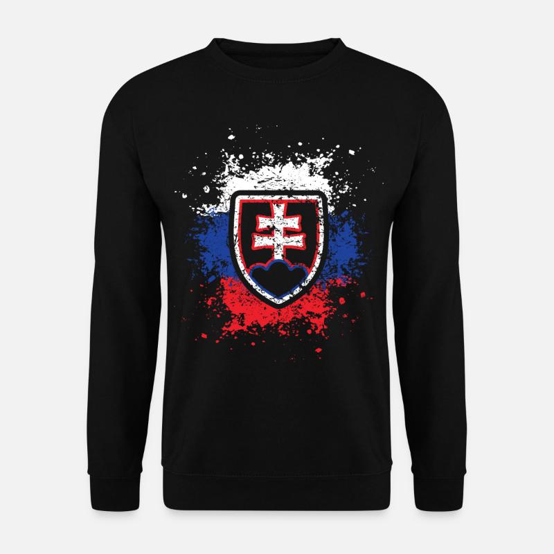 Slowenien EU - Unisex Pullover - Schwarz