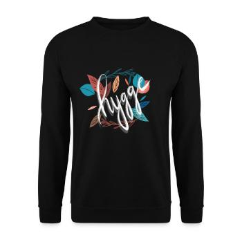 hygge - Unisex Sweatshirt - black - Front - Alina (178cm) & Michal (187cm)