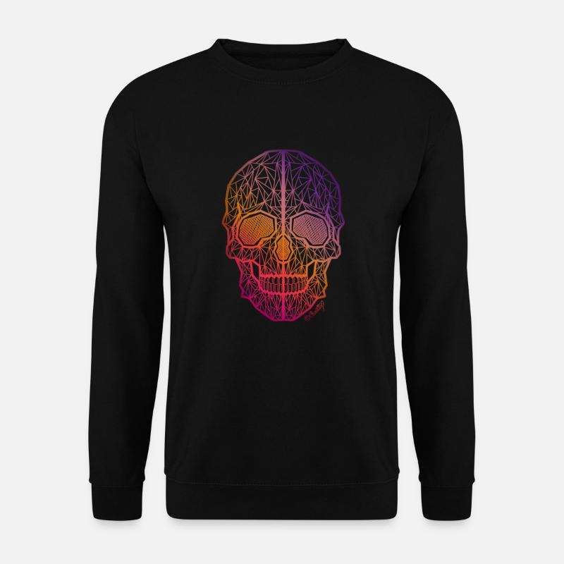 Glow Skull Hot - Unisex Sweatshirt - black