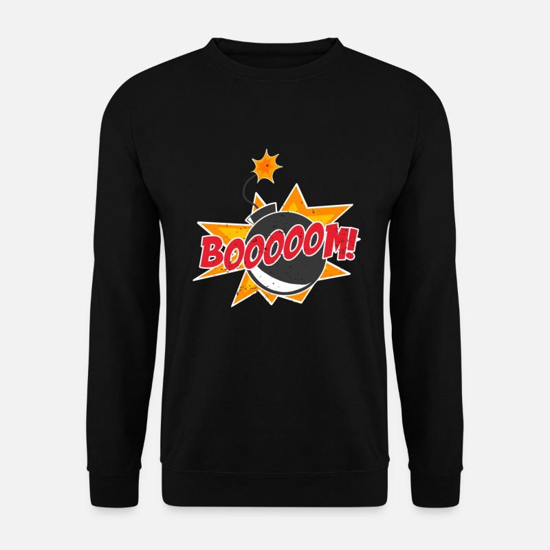 Comic Comics Manga - Sweat-shirt Unisexe - noir