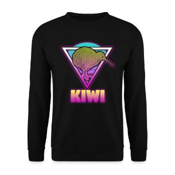Maori de fruits de Nouvelle-Zélande - Sweat-shirt Unisexe - noir - Devant - Alina (178cm) & Michal (187cm)