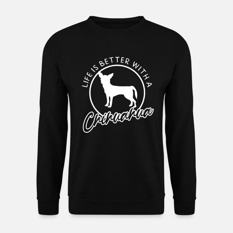 Chihuahua - Unisex Pullover - Schwarz