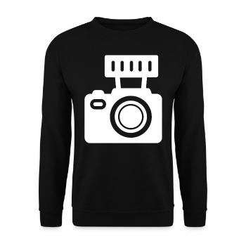 Caméra - Sweat-shirt Unisexe - noir - Devant - Alina (178cm) & Michal (187cm)