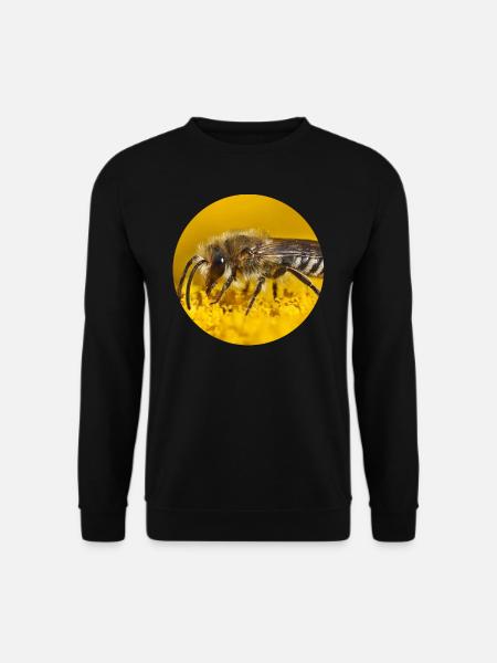 Honey Bee Bees Photography - Unisex Sweatshirt - black