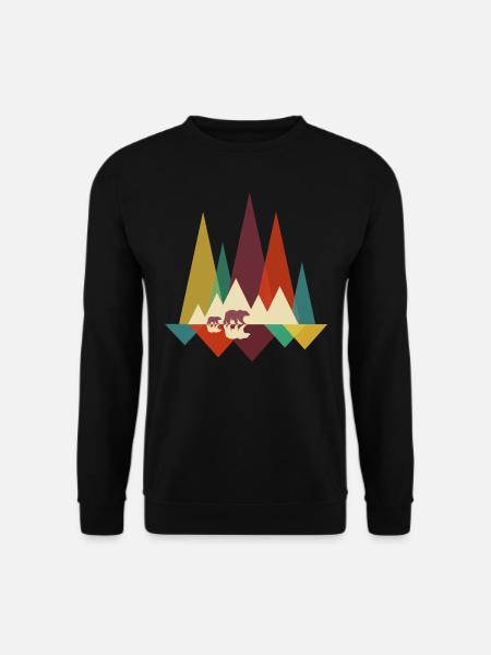 L’ours errant Ours errants - Sweat-shirt Unisexe - noir