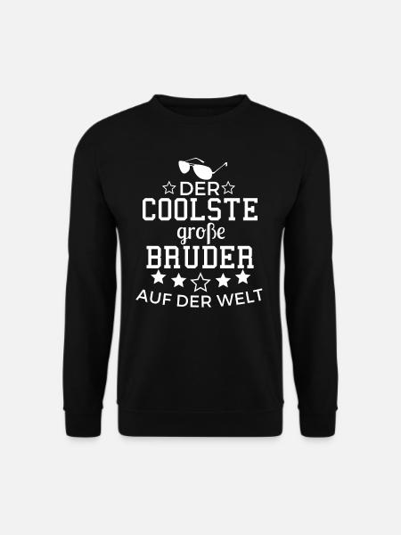 Der Coolste große Bruder auf der Welt - Unisex Pullover - Schwarz