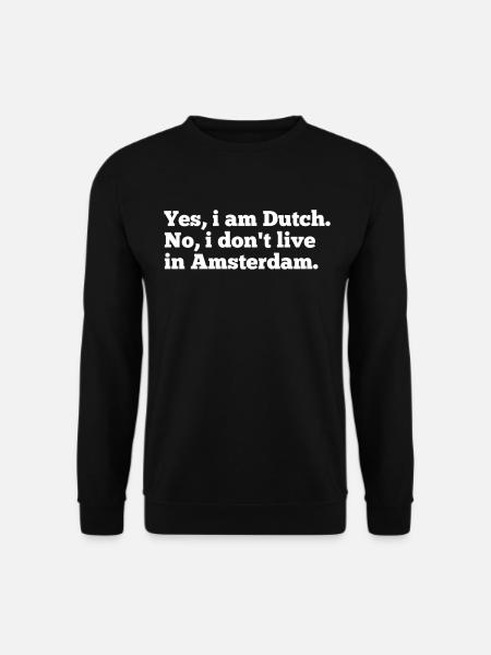 Holländisch - Unisex Pullover - Schwarz