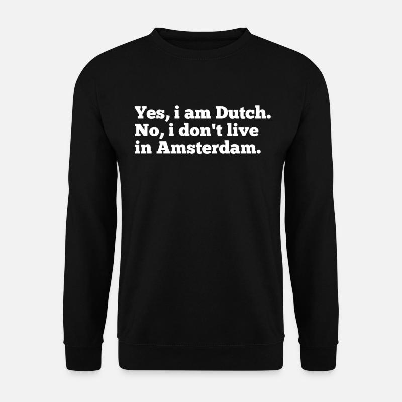 Holländisch - Unisex Pullover - Schwarz