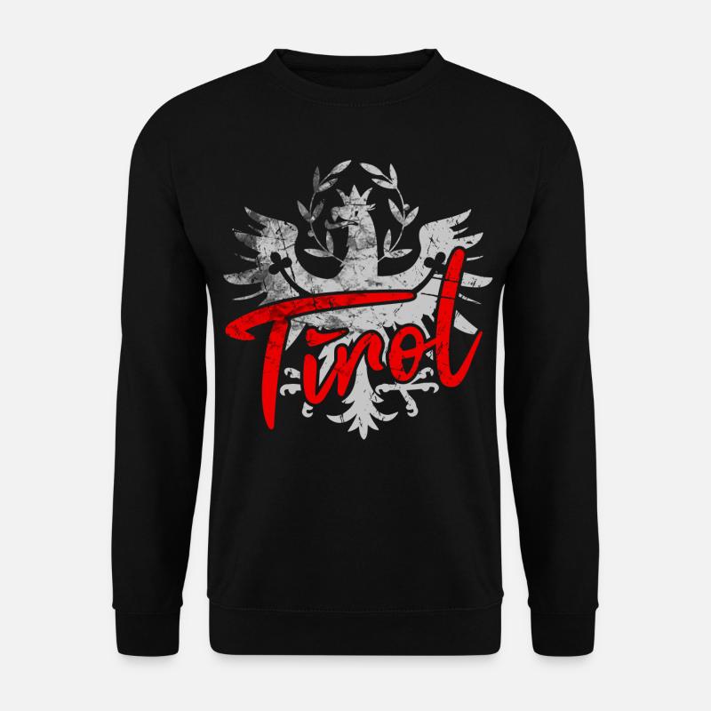 Tirol Tiroler Adler Wappen Retro - Unisex Pullover - Schwarz