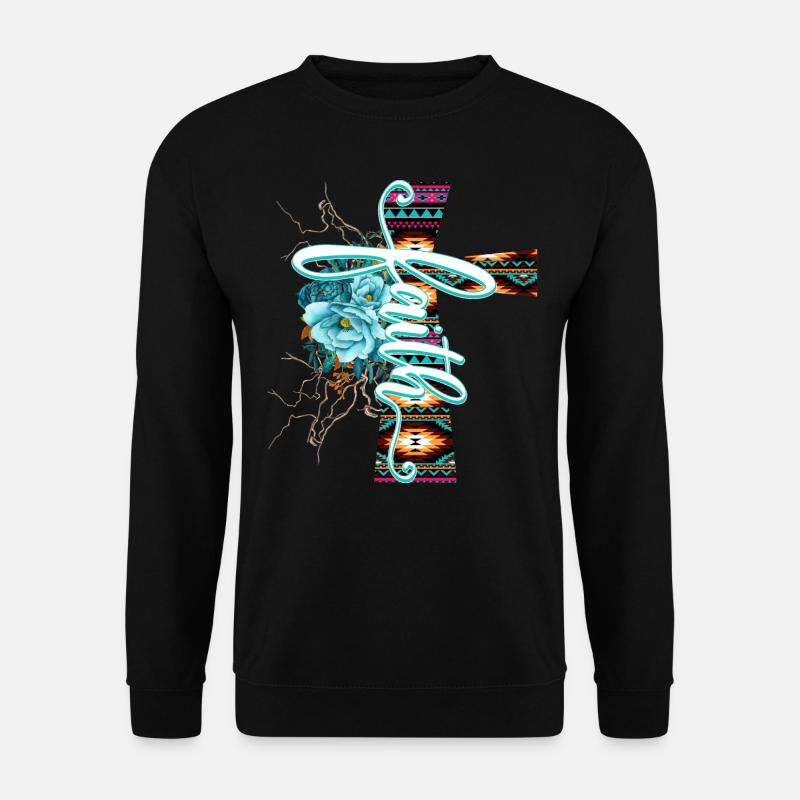 Glaube - Unisex Pullover - Schwarz