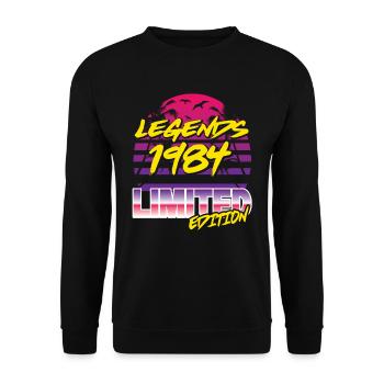 Legends 1984 Limited edition - Unisex Pullover - Schwarz - Vorne - Alina (178cm) & Michal (187cm)
