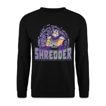 Teenage Mutant Ninja Turtles Shredder - Unisex Pullover - Schwarz - Vorne - Alina (178cm) & Michal (187cm)