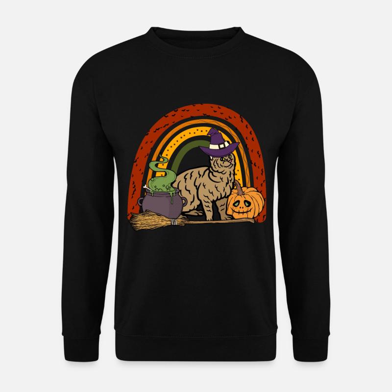Pixie bob Chat Halloween - Sweat-shirt Unisexe - noir
