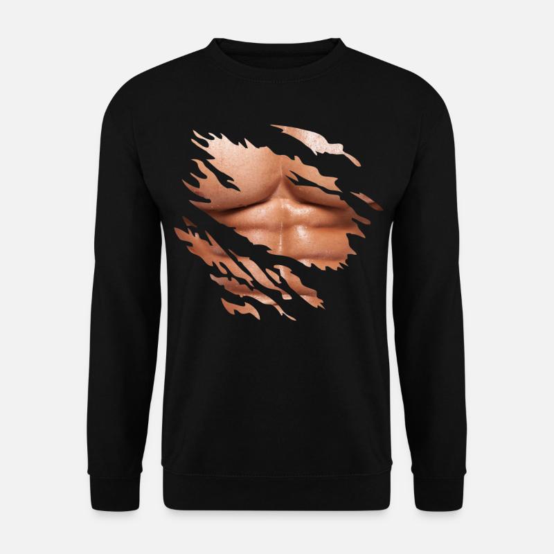 Six Pack Abs Inside - Unisex Sweatshirt - black