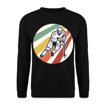 Eishockey Hockey sur glace - Sweat-shirt Unisexe - noir - Devant - Alina (178cm) & Michal (187cm)
