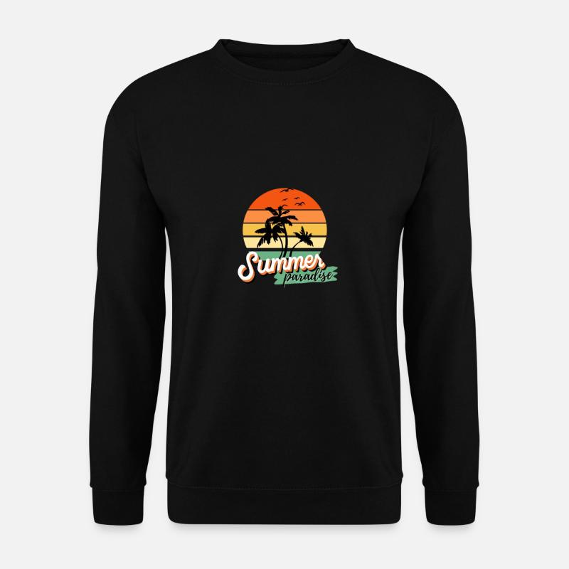 Summer paradies - Unisex Pullover - Schwarz