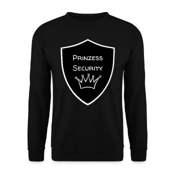 Prinzess Security - Unisex Pullover - Schwarz - Vorne - Alina (178cm) & Michal (187cm)
