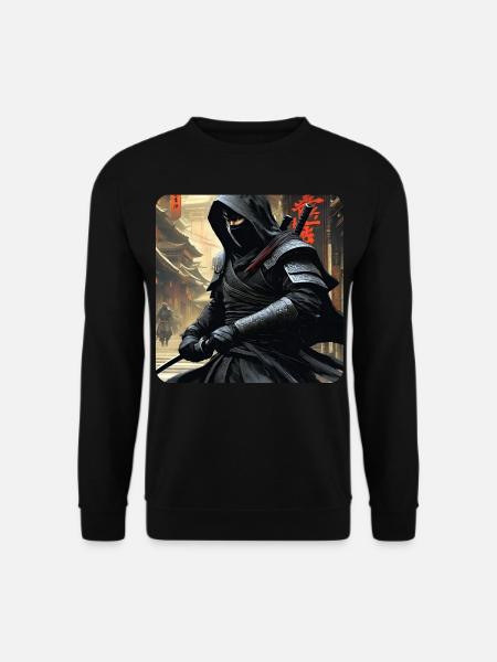 Mysterious Ninja Warrior - Unisex Sweatshirt - black
