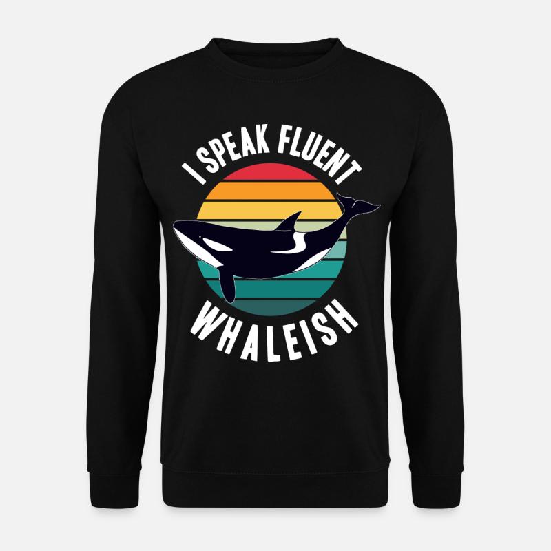 Wale beobachten - Unisex Pullover - Schwarz