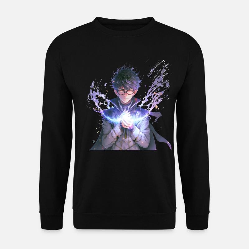 Zauberschüler Feuermagier - Unisex Pullover - Schwarz