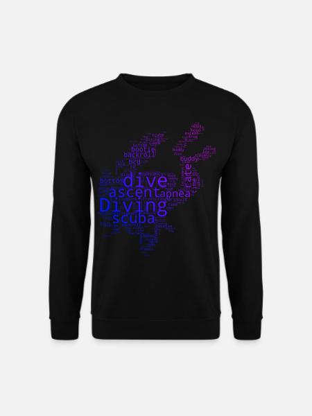 Scuba Taucher Damen Herren Tauchen Diver - Unisex Pullover - Schwarz