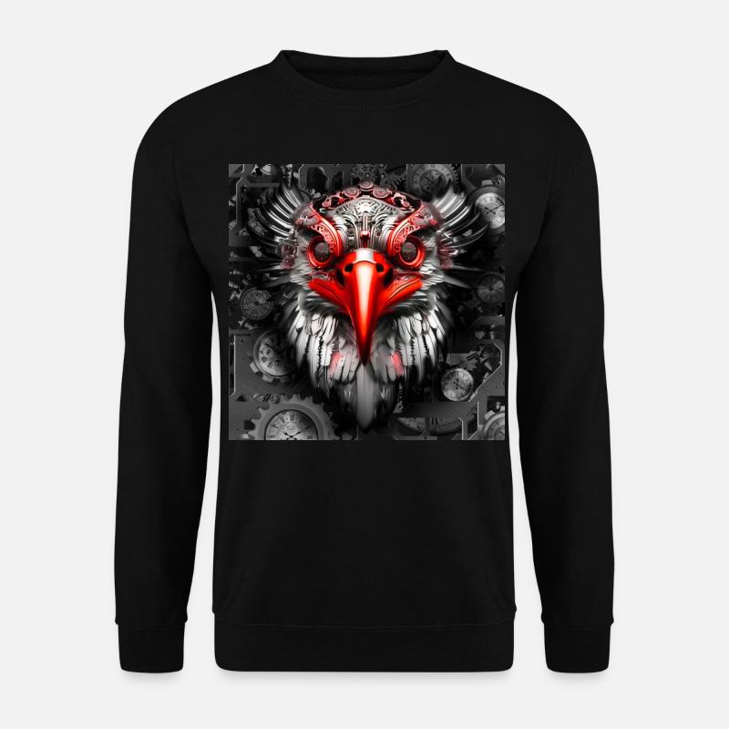 Steampunk style rétro Eagle - Sweat-shirt Unisexe - noir