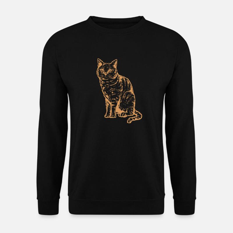 cat - Unisex Sweatshirt - black