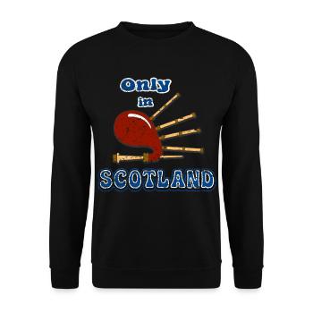 Écosse - Sweat-shirt Unisexe - noir - Devant - Alina (178cm) & Michal (187cm)