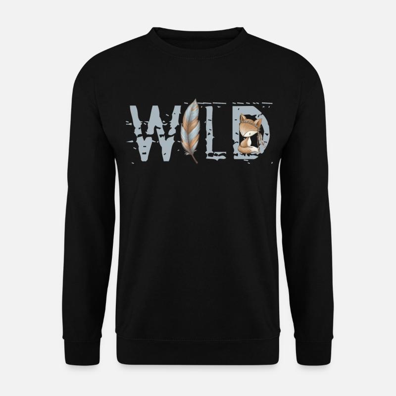 WILD - Unisex Pullover - Schwarz