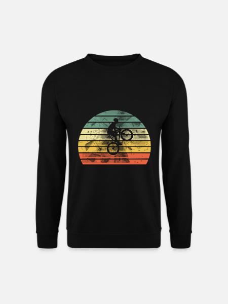 Fahrrad Bike Mountainbike MTB Design für Biker - Unisex Pullover - Schwarz