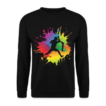 Scooter trottinette - Sweat-shirt Unisexe - noir - Devant - Alina (178cm) & Michal (187cm)
