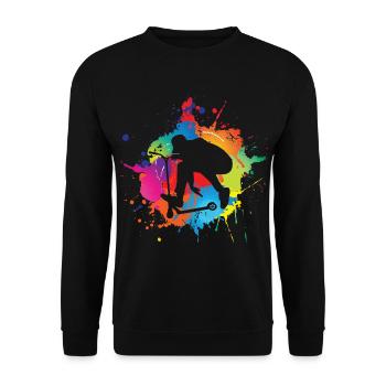 Scooter - Unisex Pullover - Schwarz - Vorne - Alina (178cm) & Michal (187cm)