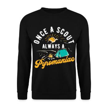 Scouting Cadeau - Sweat-shirt Unisexe - noir - Devant - Alina (178cm) & Michal (187cm)