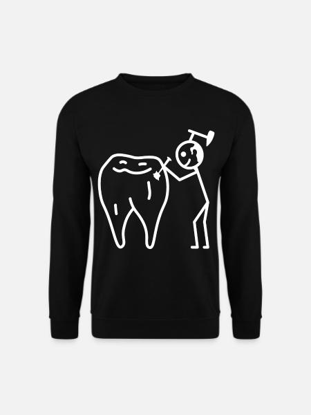 Caries dentist Baktus - Unisex Sweatshirt - black