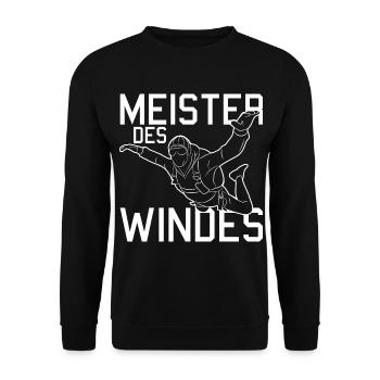 Indoor Skydiving - Unisex Sweatshirt - black - Front - Alina (178cm) & Michal (187cm)