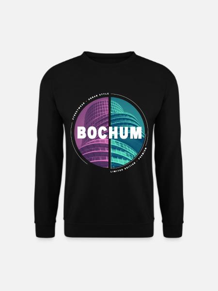 Bochum Deutschland Stadt Skyline Heimat Liebe - Unisex Pullover - Schwarz