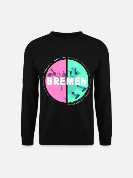 Bremen Deutschland Stadt Skyline Heimat Liebe - Unisex Pullover - Schwarz